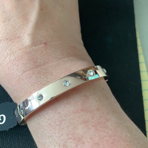 Guess Rose Gold Bracelet with Crystals NWT - Picture 7 of 13
